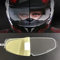 Lentille transparente anti-buée pour casque de moto, visière pour LS2 FF313 FF802 FF352 FF351, film anti-buée