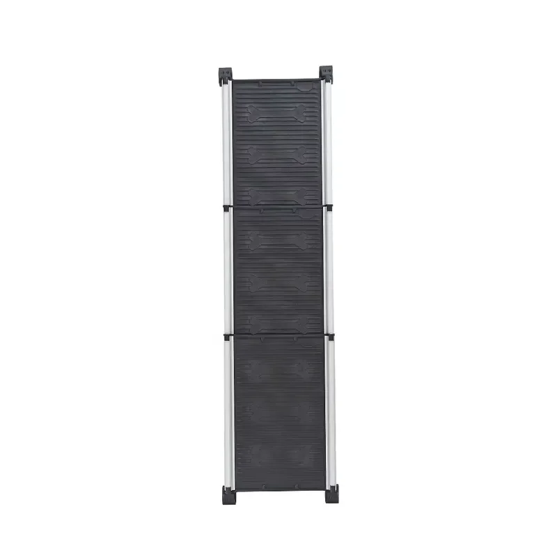 Portable Aluminum Pet Ramp for Outdoor Travel Non Slip Surface Dog Cat Stairs Lightweight Folding Ladder Certified Quality