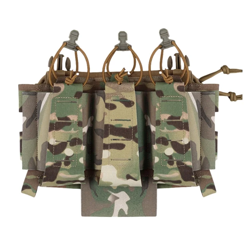 

Outdoor elastic 5.56mm vest accessory package triple functional package, double-layer structure can be used separately