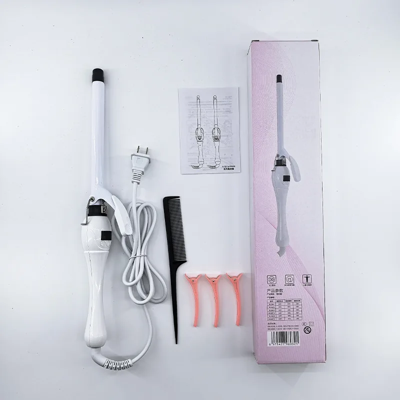 9mm/13mm Ultra Thin Curling Wand Tight Curl for Wool Noodle Hairstyle