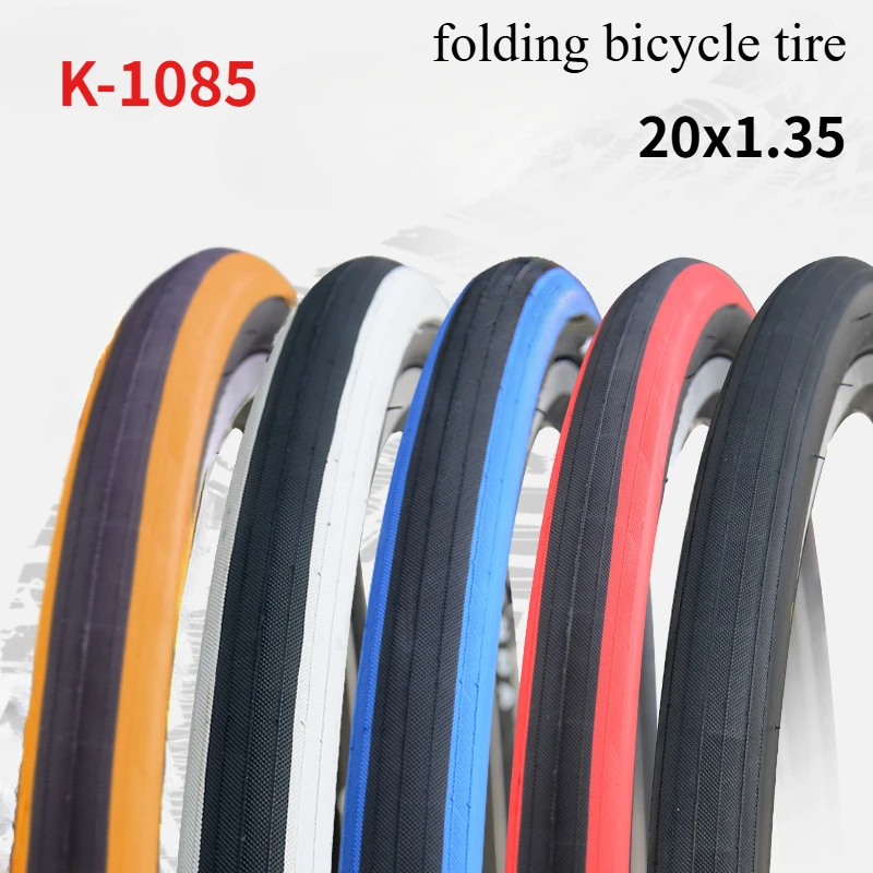 K1085 folding bicycle tire 20x1.35 60TPI mountain bike tires 32-406 MTB 20er ultralight cycling tyres pneu 50-85 PSI