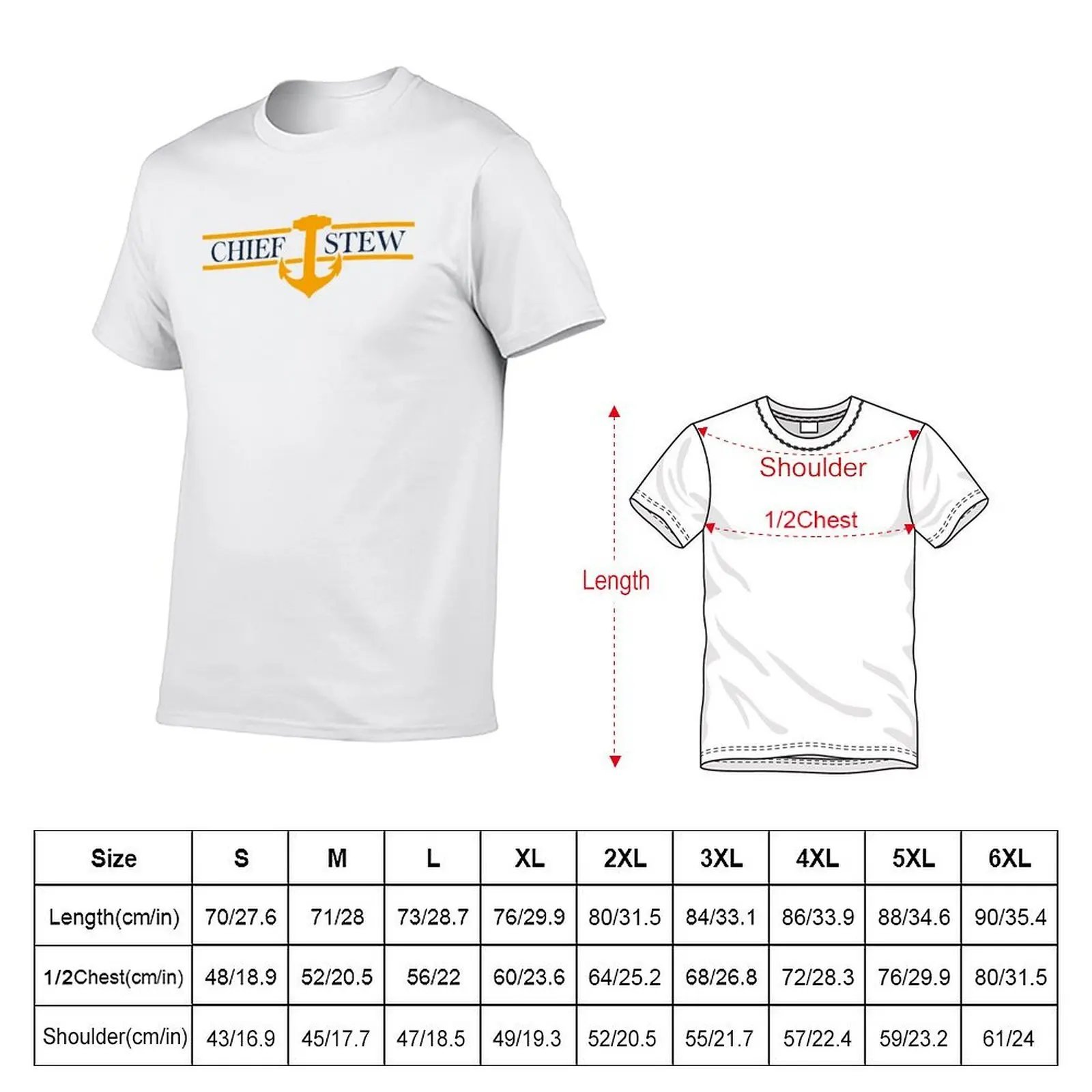 Chief Stew below deck yachtie T-Shirt anime t shirts for man black cotton t-shirt plain for man package T-Shirt