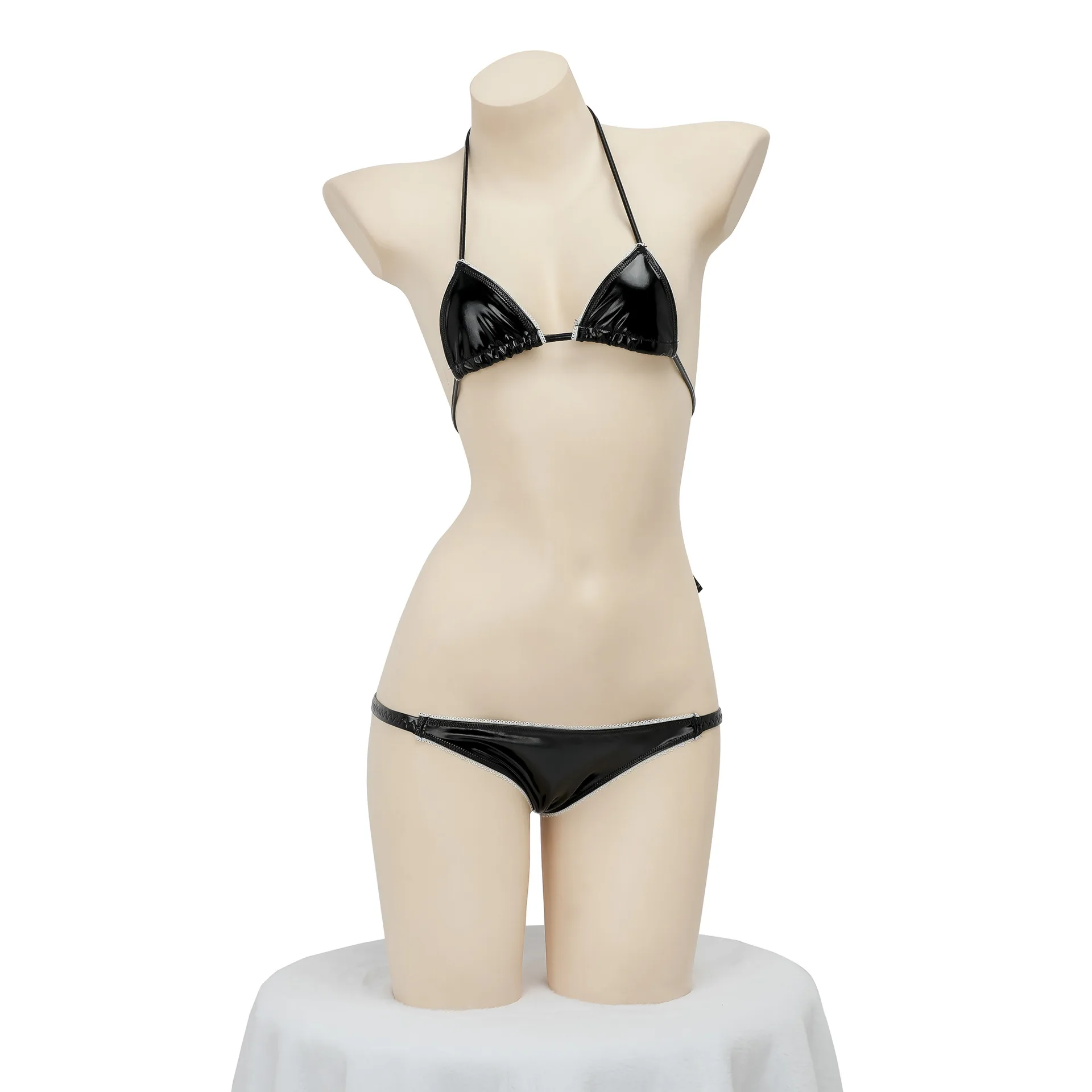 

Женское эротическое белье: комплекты для сна, черная ночная одежда из ПУ, бикини-тройка, костюм для косплея и ролевых игр