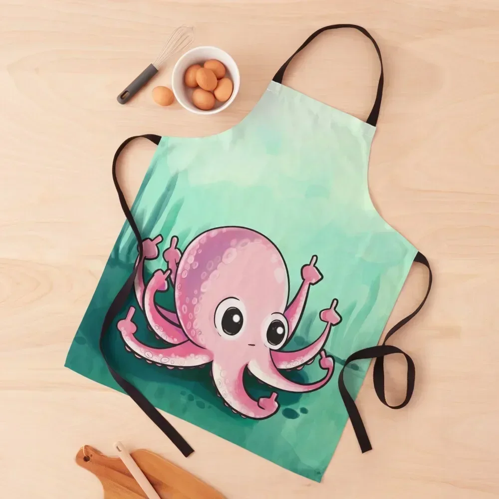 

Octo-Over-It Apron man chef uniform Chef jacket men custom women's kitchen kitchen gadgets Apron
