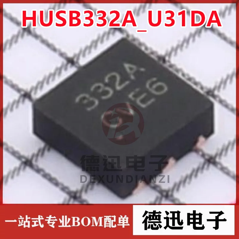 

Новый оригинальный чип USB-конверсии HUSB332A_U31DA HUSB332B HUSB332D HUSB332C_U40DA