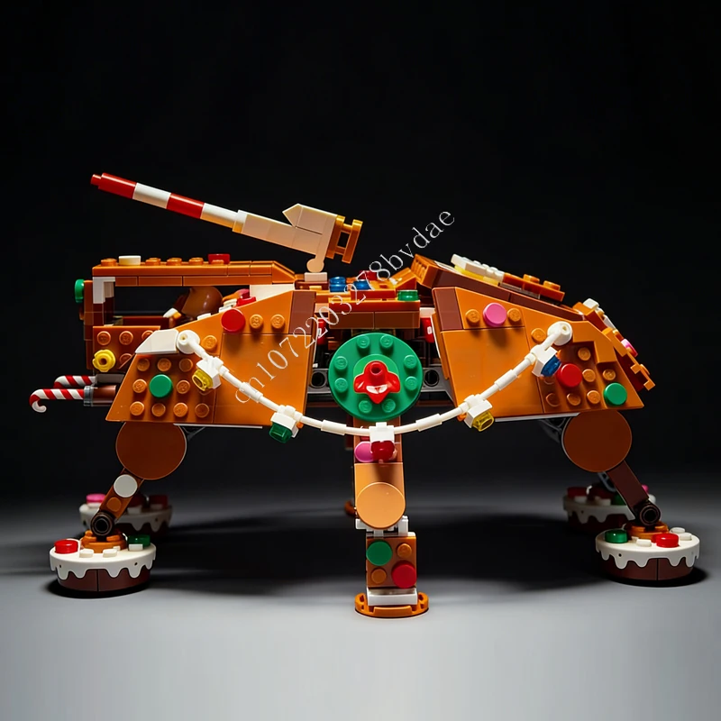 

487 шт. пряники AT-TE космическая война военные MOC космический корабль боевая модель строительный блок архитектура DIY образовательная модель игрушка в подарок