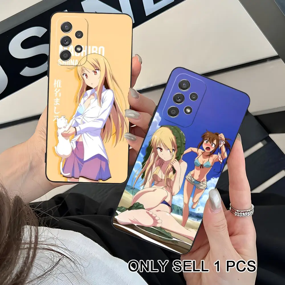 Anime Mashiro Shiina Phone Case for Samsung Galaxy A57 56 55 54 53 52 51 37 36 35 34 33 32 31 5G Soft TPU Shockproof Cover