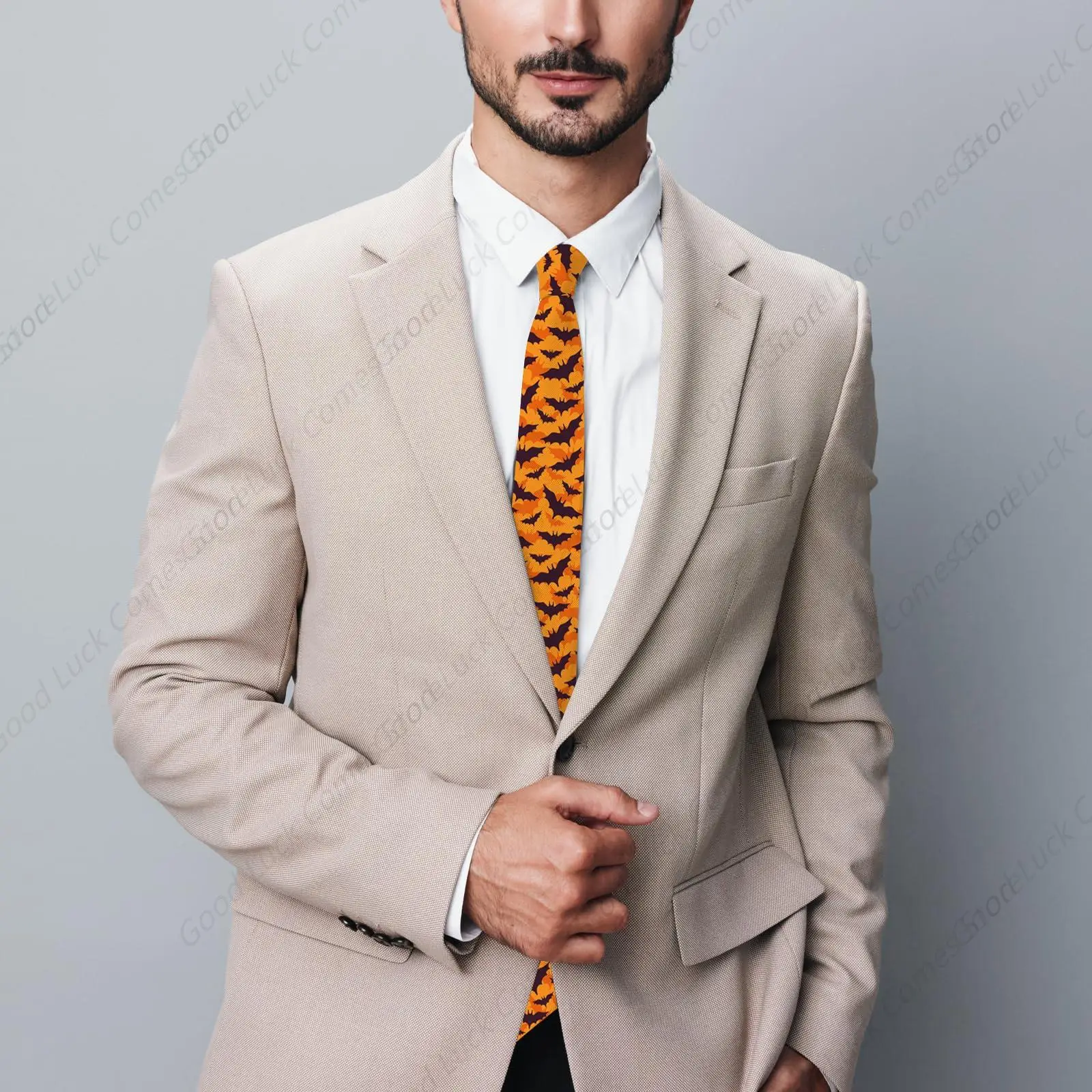 Dasi Kelelawar Terbang Dasi Halloween Pria