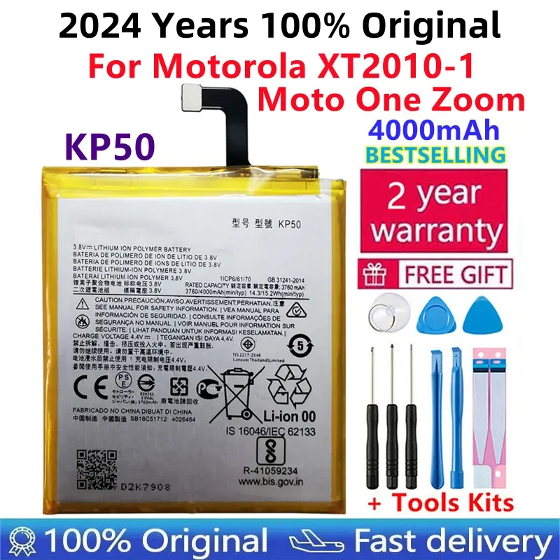 Top Brand 100% KP50 Battery For Motorola XT2010-1, Moto One Zoom, Moto One Zoom Global, Moto One Zoom Global Dual SIM in Stock