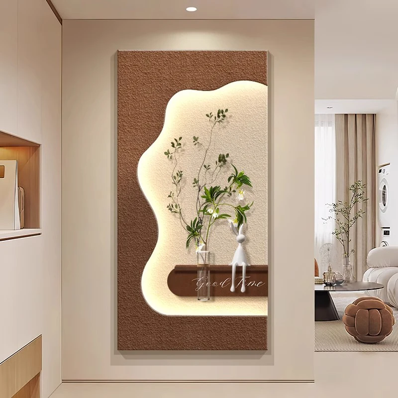 xx-Hydroponic Green Plants Entrance Led Decorative Paintings Decor Living Room Bedroom Corridor Corridor Wall Paintings Lights