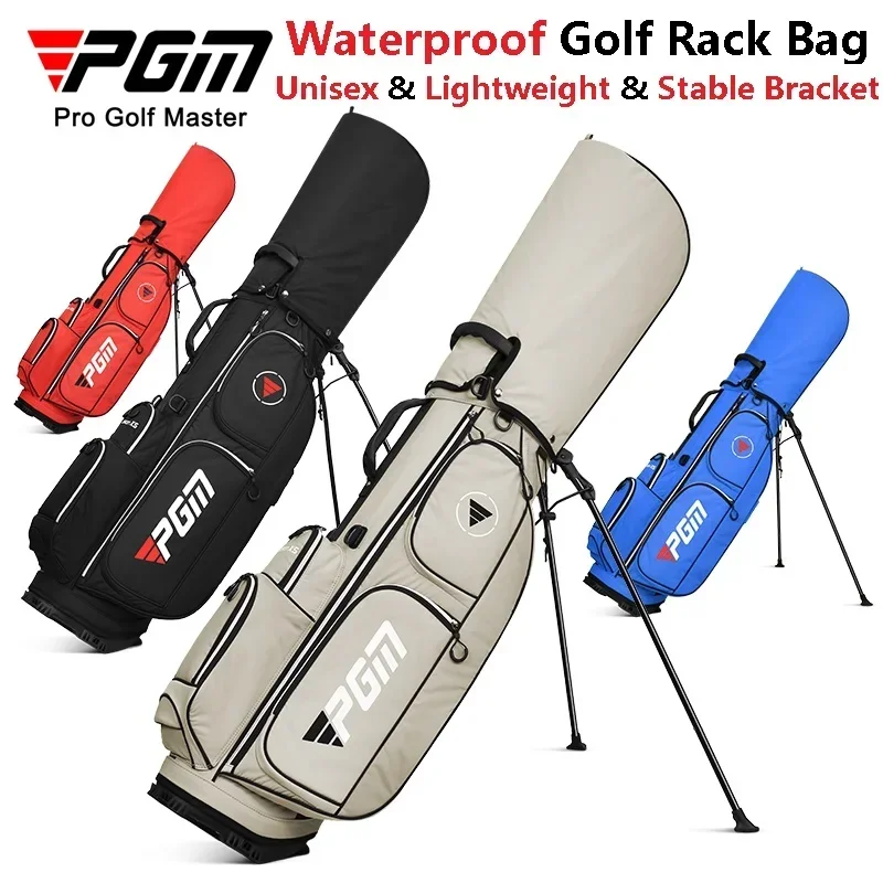 PGM Golf Bags Urltra-Light Durable Golf Bracket Bag Women Men Waterproof Nylon Rack Pack Big Capacity Stand Package 4 Colors