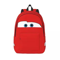 Mcqueen Lightning Car Sally for Men Women Student School Bookbag Canvas Daypack Middle High College Hiking