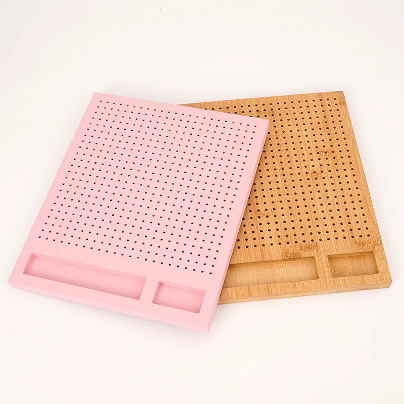 Crochet Blocking Board with Stainless Steel Pins, Handmade Knitting Blocking Mat for Crochet Projects, Craft Tool for Lace