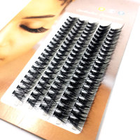 100Pcs Professional Makeup Individual C/D/DD Cluster EyeLashes Grafting False Eyelashes eyelash extension individual lash bunch