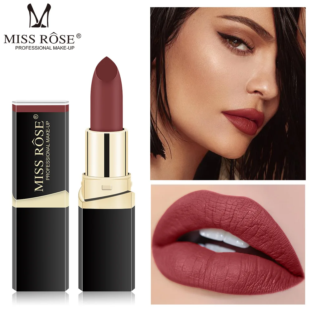 

[520 Gift] Small black pipe lipstick waterproof and durable lipstick female fog face matte and velvet sexy lip gloss goddess