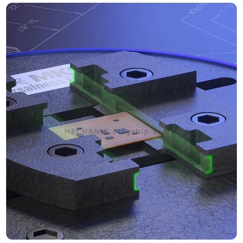 Perlengkapan Universalness MK1 SE Mekanik untuk Chip CPU Motherboard Penjepit Perbaikan Komprehensif Timah Pengikis Lem Penghilang Tetap