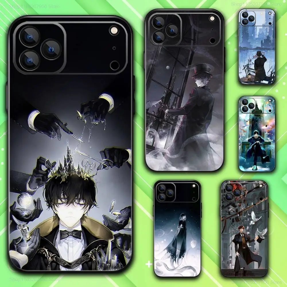

L-Lord of M-Mysteries Phone Case For iPhone 17,16,15,14,13,12,11,Plus,E,Air,Pro,Max,Mini Black Cover