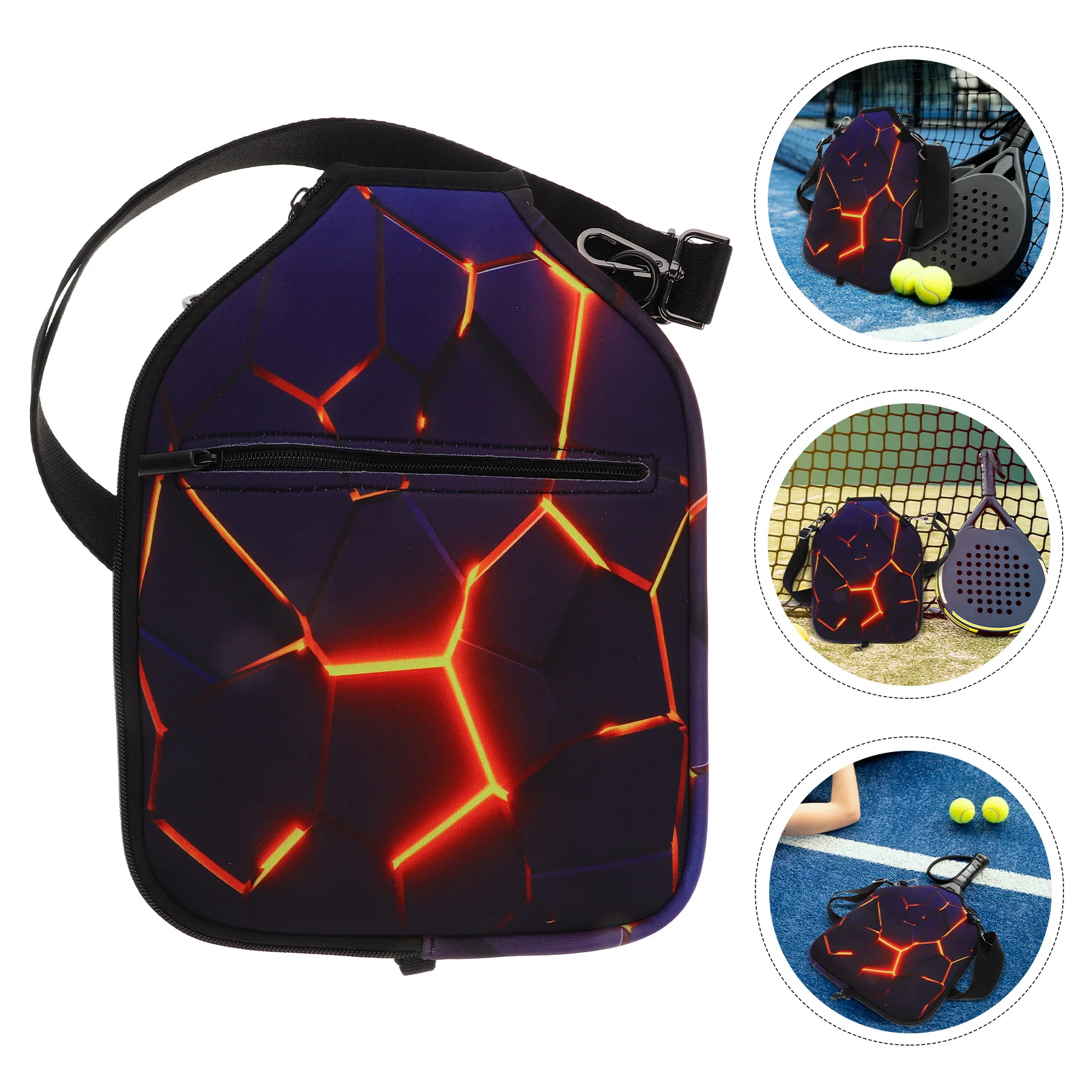 

Paddle Cover Bag Reusable Multi-Function Racket Protective Case Portable Outdoor Ball Paddle Storage Bag with Comfortable Carry