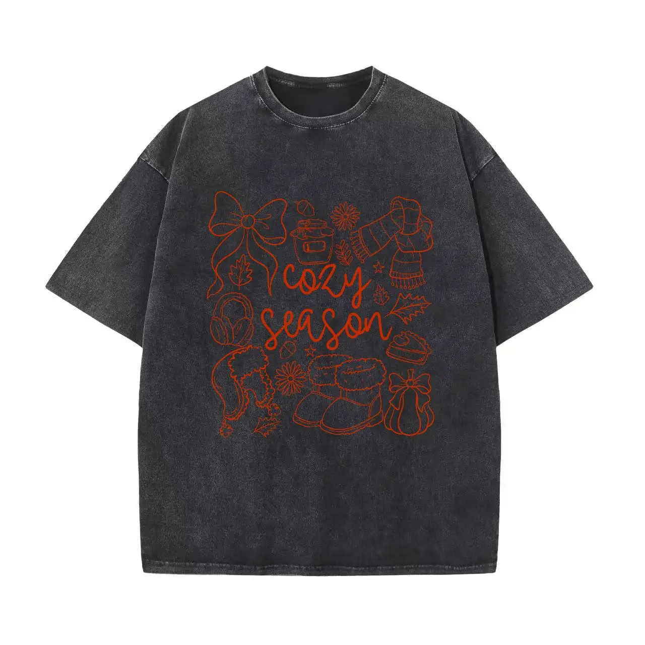 

Cozy Season T-Shirt, Vintage Winter Graphic Tee, Funny Christmas Gift, Holiday Slogan Top, Casual Streetwear