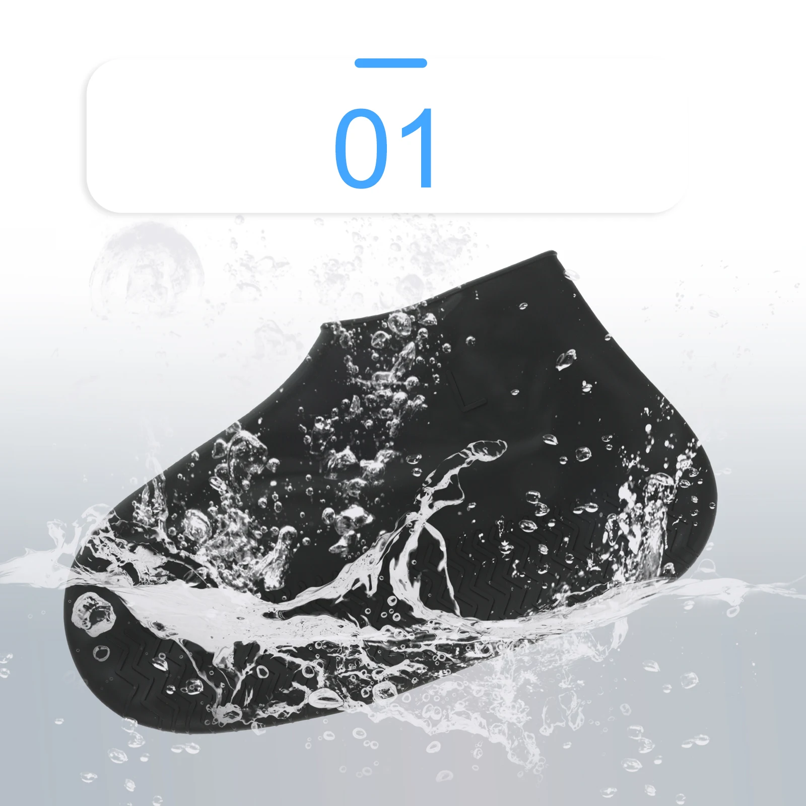 

over Shoes Protectors Waterproof Cover Covers for Rain Reusable Overshoes Travel