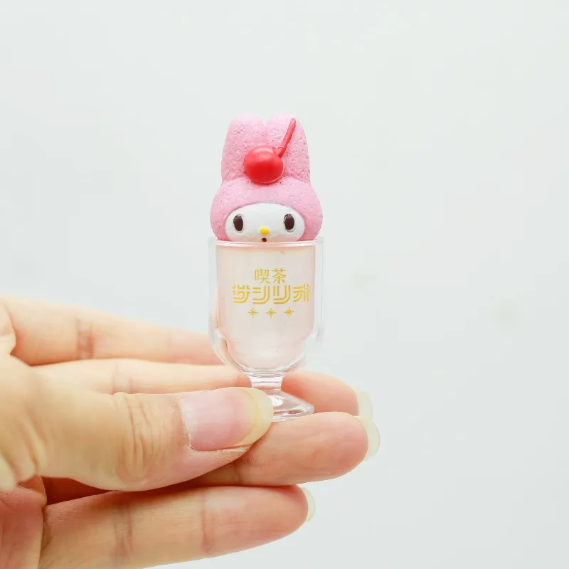 

Sanrio персонаж слепая коробка игрушки кафе салон талисман Hello Kitty Cinnamoroll Pochacco Kuromi кукла подарки игрушки коллекционные украшения