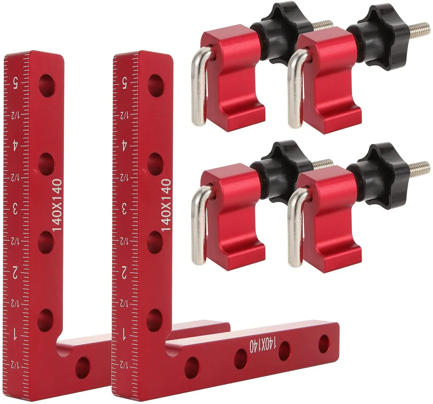 

90 Degree Clamps For Woodworking Positioning Squares Right Angle Clamps,Cabinet Clamps Tools for Picture Frame And Drawers