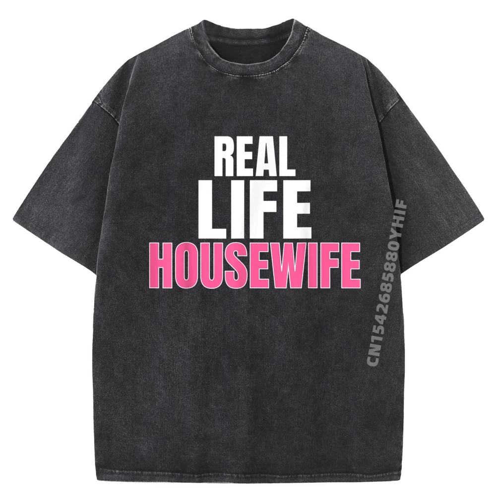 

Мужские топы, настоящая домохозяйка, одежда для мамы и жены, роскошная футболка, мужская повседневная стираная одежда, простой стиль