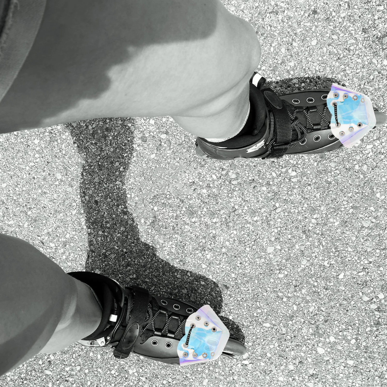 

2 пары защитных чехлов для пальцев ног, прочные колпачки для пальцев роликовых коньков, аксессуары для обуви для катания на коньках, защита для коньков