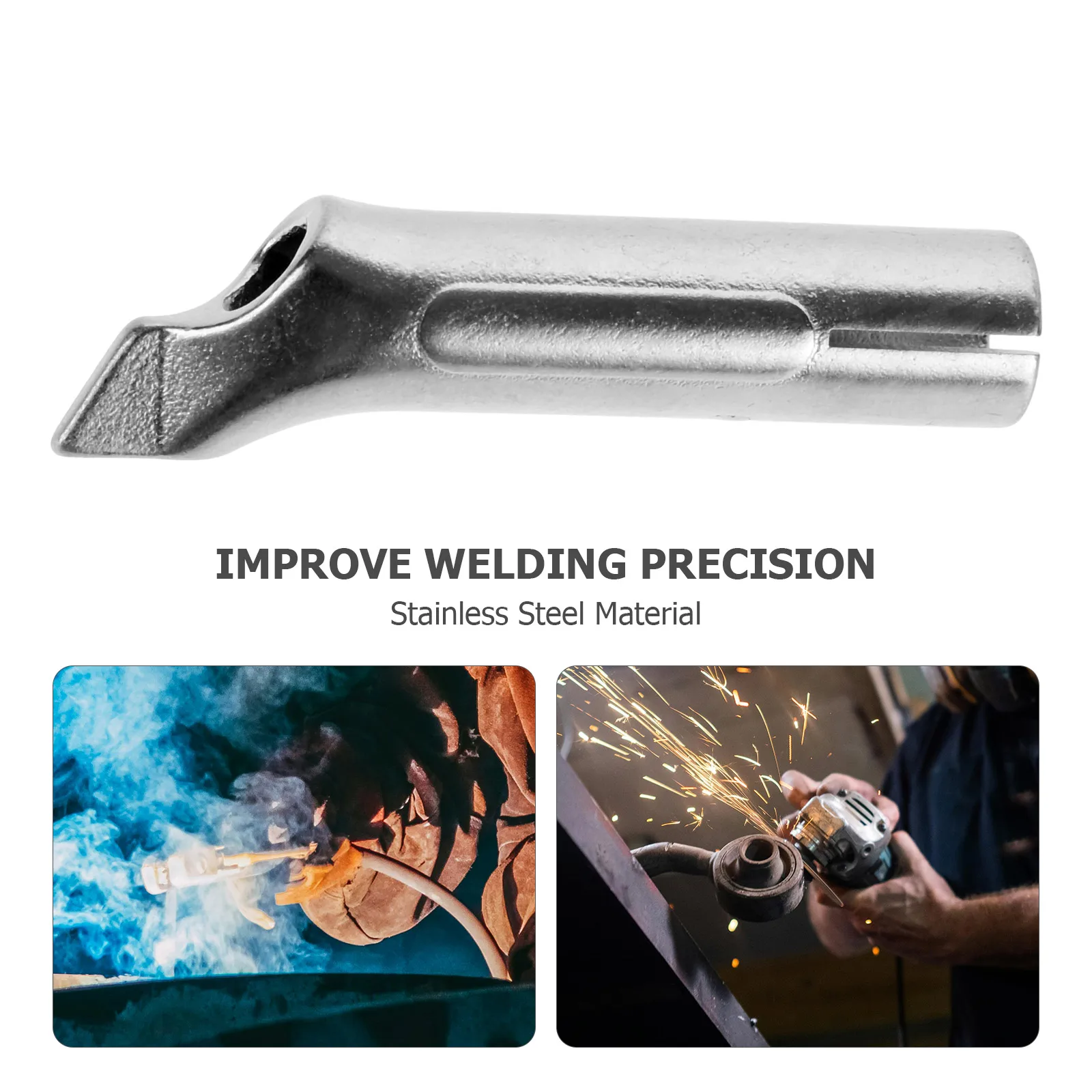 Welding Nozzle Kit Stainless Steel Tips Replacement for Various Materials Welding Consumables Accessories Gas Soldering Kit