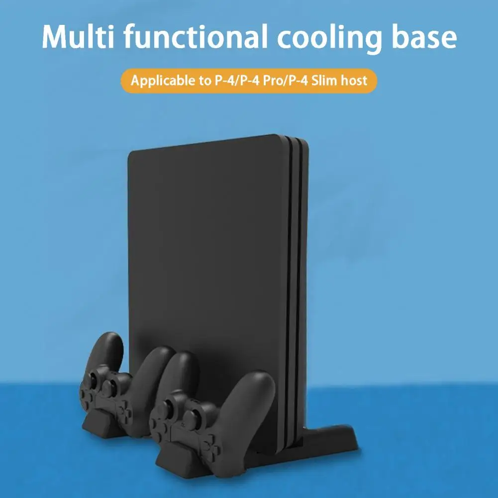 Disc Storage Rack Lightweight Dual Controller Game Console Cooler Base Charging Dock