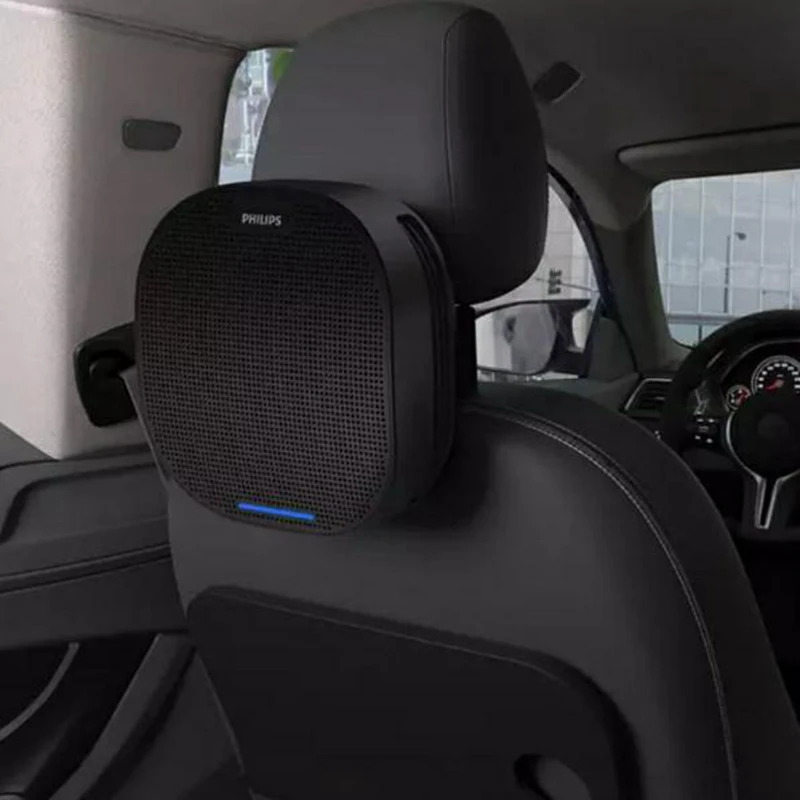 جهاز تنقية هواء السيارة Philips ، وإزالة أنواع الهواء من 3 أنواع من Atains ، ومؤشر الألوان ، ويظهر جودة الهواء في وقت واحد ، GoPure