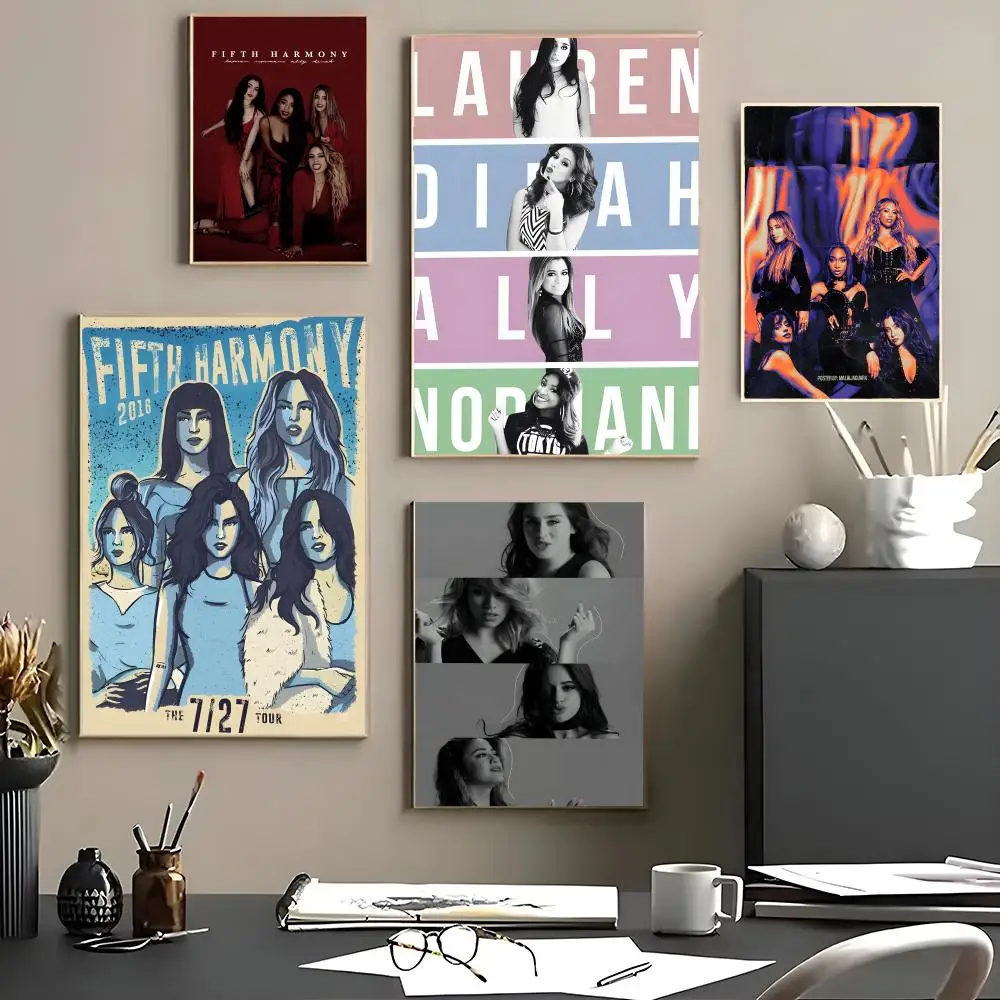 Music - F-Fifth H-Harmonys Poster Canvas Wall Art Poster for Bedroom Living Room Home Decoration