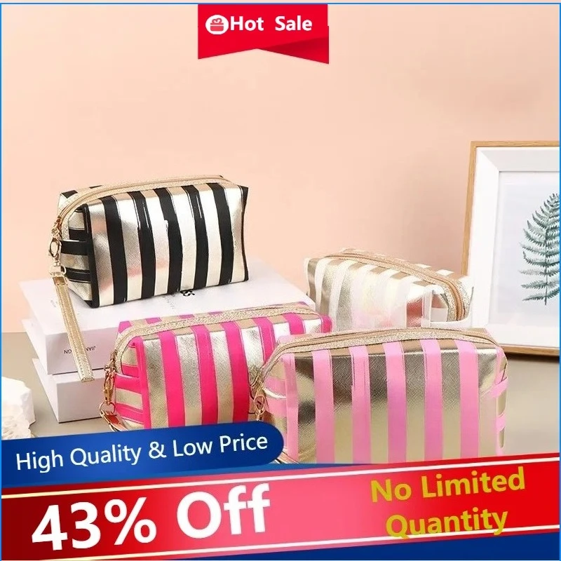 Waterproof PVC Makeup Bag – Travel Toiletry Organizer for Women – Compact Cosmetic Pouch for Outings & Trips