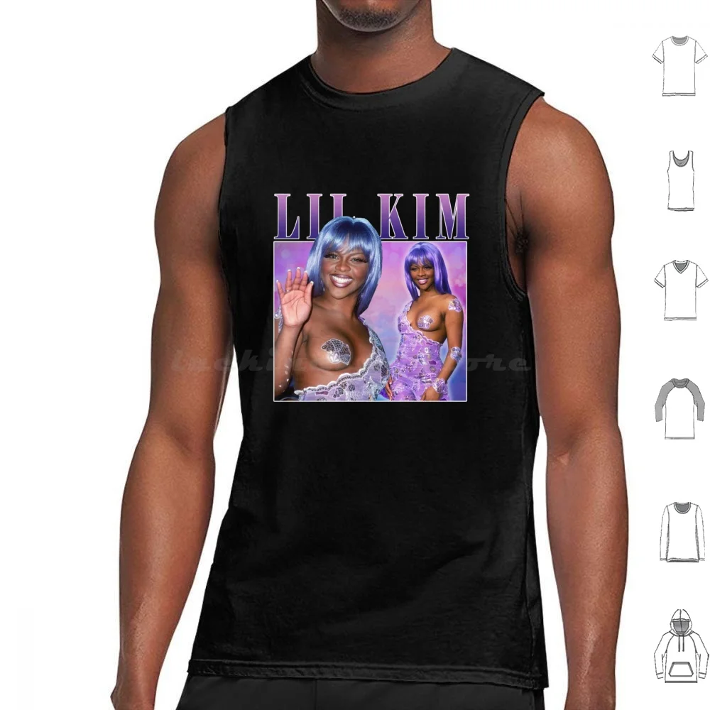 Li Kim Vintage 90s Tank Tops Vest Sleeveless Graphics Back To The 80s Disco 90s 90s Retro Pastel 80s Skate 80s Neon Colors
