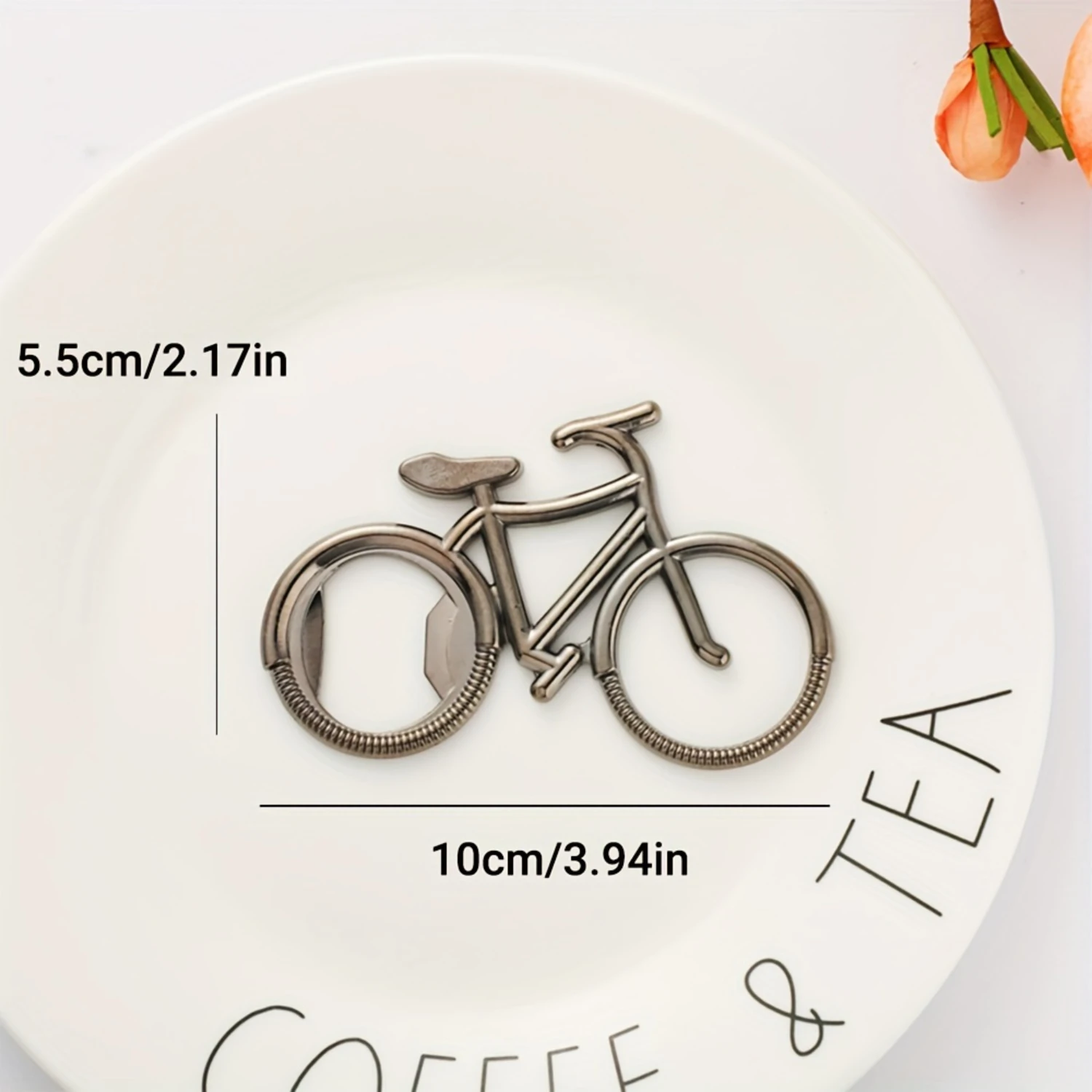 1pc, Bicycle Shape Bottle Opener, Stainless Steel Bike Shape Bottle Opener, Creative And Funny For Beer, Wine, Juice Opening, Bi