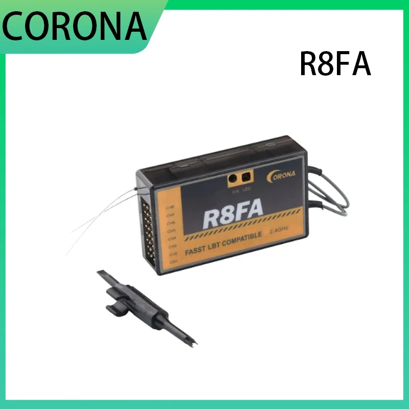 

Corona R8FA Compatible FUTABA Receiver Receptor 2.4Ghz 8CH FASST 6EX T8FG 10CG 14SG 3PM 4PKS For RC Model Parts