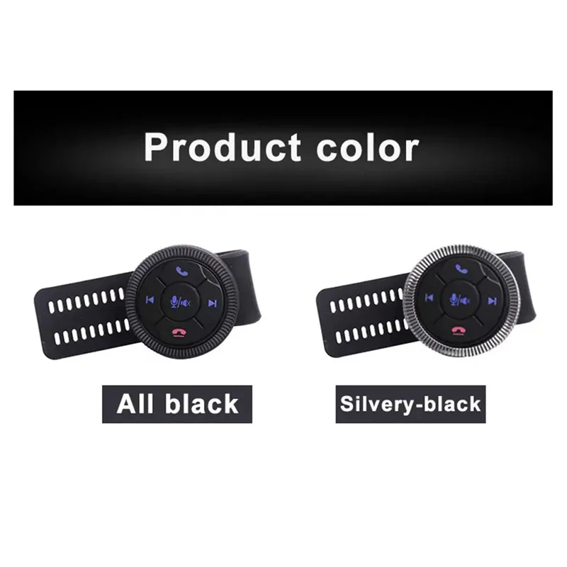 ABJF-자동차 스티어링 휠 원격 제어 버튼 자동차 라디오 DVD 안드로이드 GPS 멀티미디어 액세서리에 대 한 백라이트와 7 키 무선