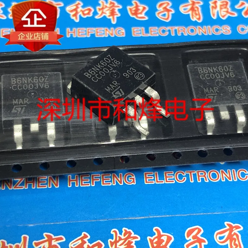 5 шт.-10 шт. B6NK60Z STB6NK60Z TO-263 600V 6A Новый и оригинальный на складе