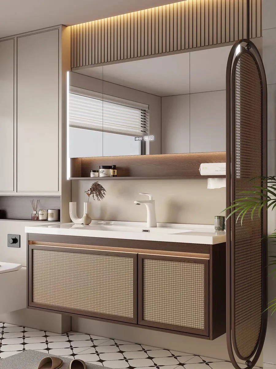 

Atmospheric Bathroom, Bathroom Cabinet, Mirror Cabinet With Lights