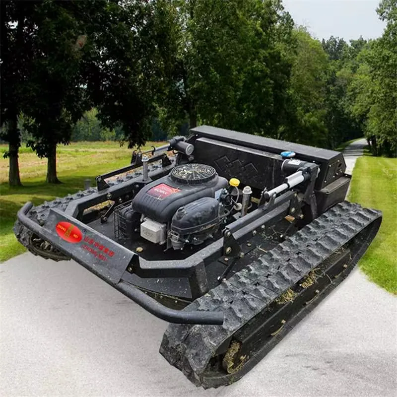 

Agriculture Farm Small Grass Cutter Robotic Lawn Mower Cordless Crawler Remote Control Lawn Mowers