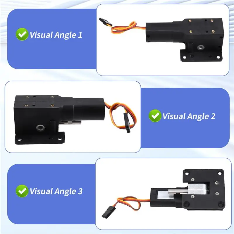 A84X-Electronic Landing Gear Aircraft Model Fixed Electronic Landing Gear Wing Worm Type Landing Gear Jr Universal