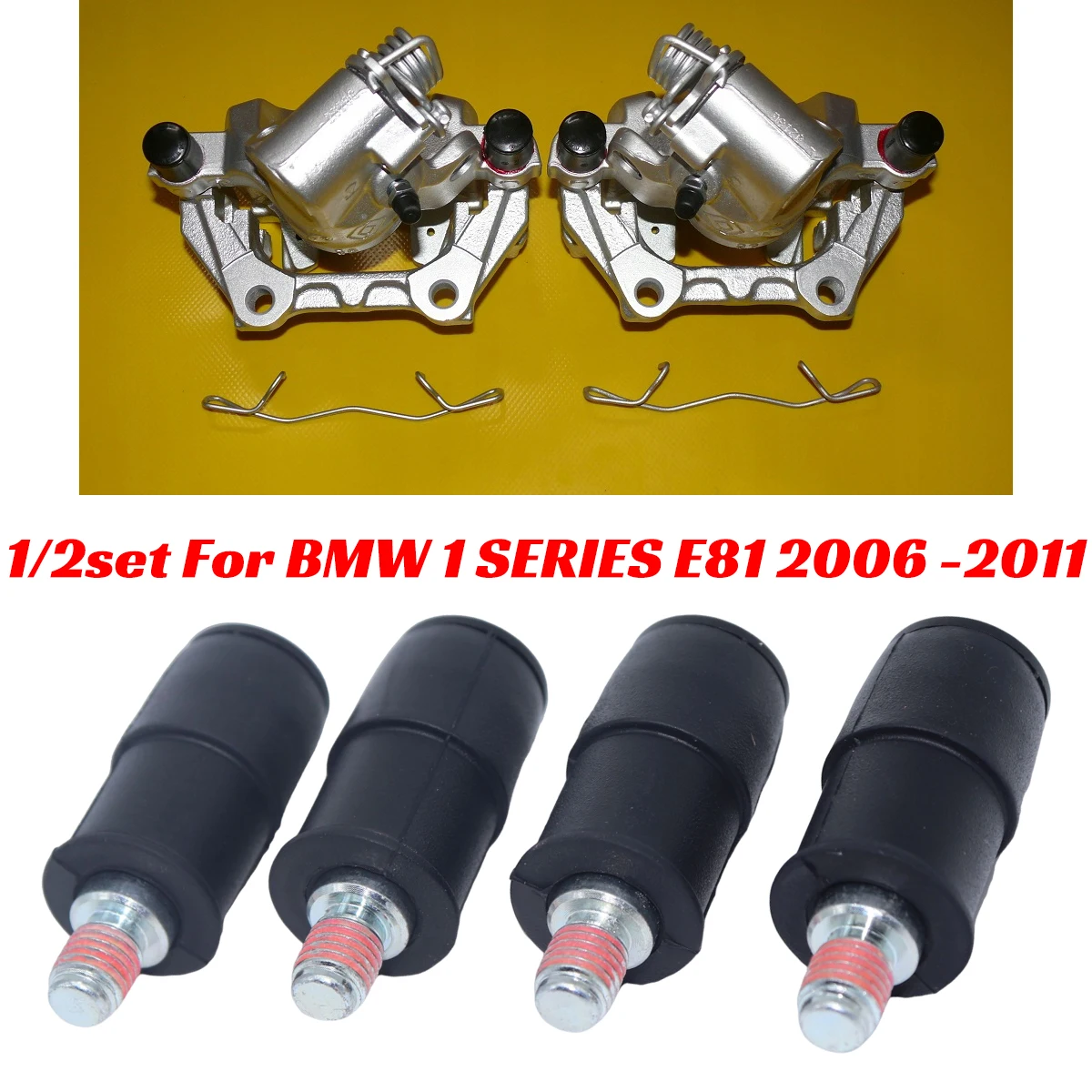 

Комплекты болтов направляющего штифта заднего тормозного суппорта для BMW 1 серии E81 06-2011, левая и правая втулка диска, аксессуары для уплотнений багажника