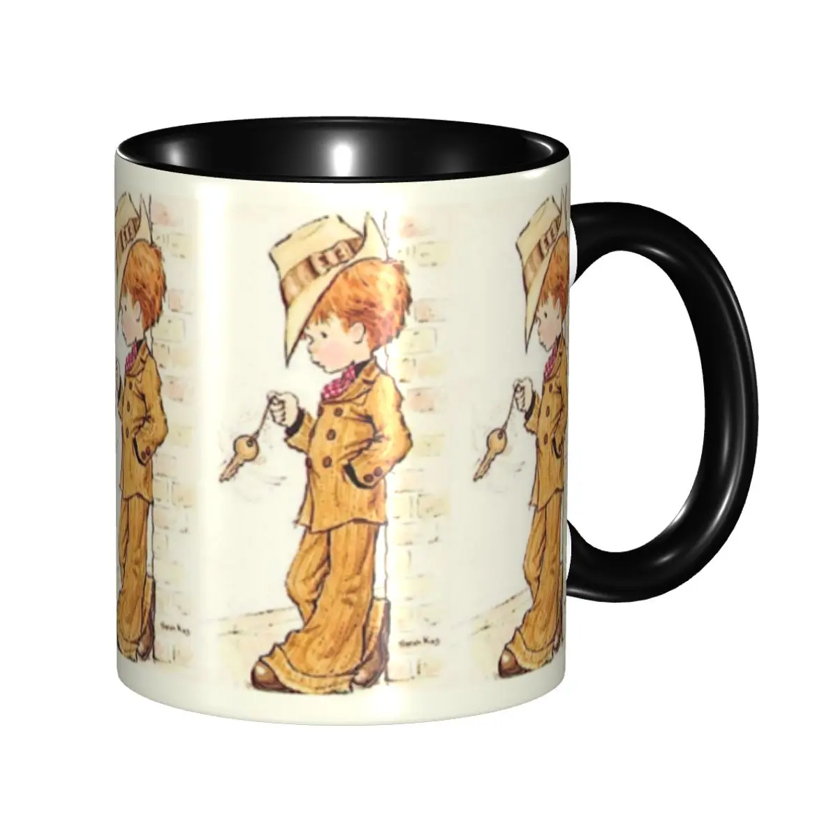 

Personalized Sarah Kay Girl Cartoon Animation Mug DIY Ceramic Tea Milk Coffee Cups