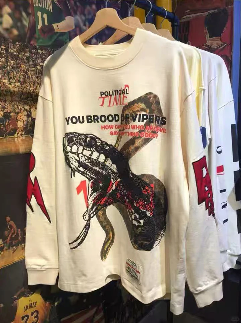 

American Printed Long Sleeve T Shirt Women Y2K Harajuku Streetwear Loose Cotton Tops Bf Autumn Fashion O Neck All Match Tees New