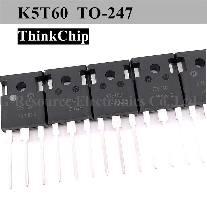 IKW75N60T TO-247 K75T60 TO247 Fast Recovery Inverter IGBT Triode New Original