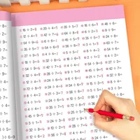 6000 unique mental arithmetic problems：multiplication and division nine nine table exercise manual