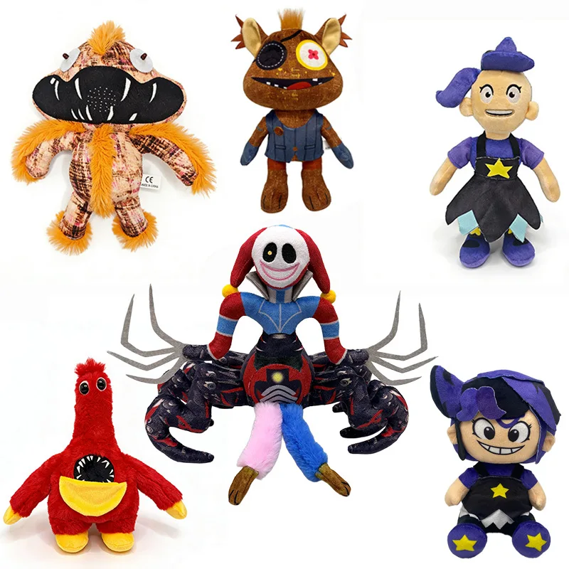 

2026 New Poppy Playtime 5 Player Plush Toys Soft Stuffed Horror Game Doll for Kids Collection Gifts