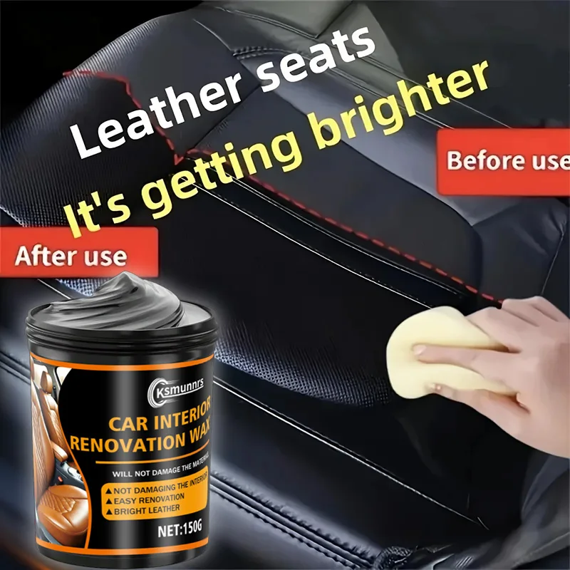 

Универсальная паста для восстановления кожи – подходит для салонов автомобилей, сидений, сумок и диванов, питает и быстро восстанавливает блеск.