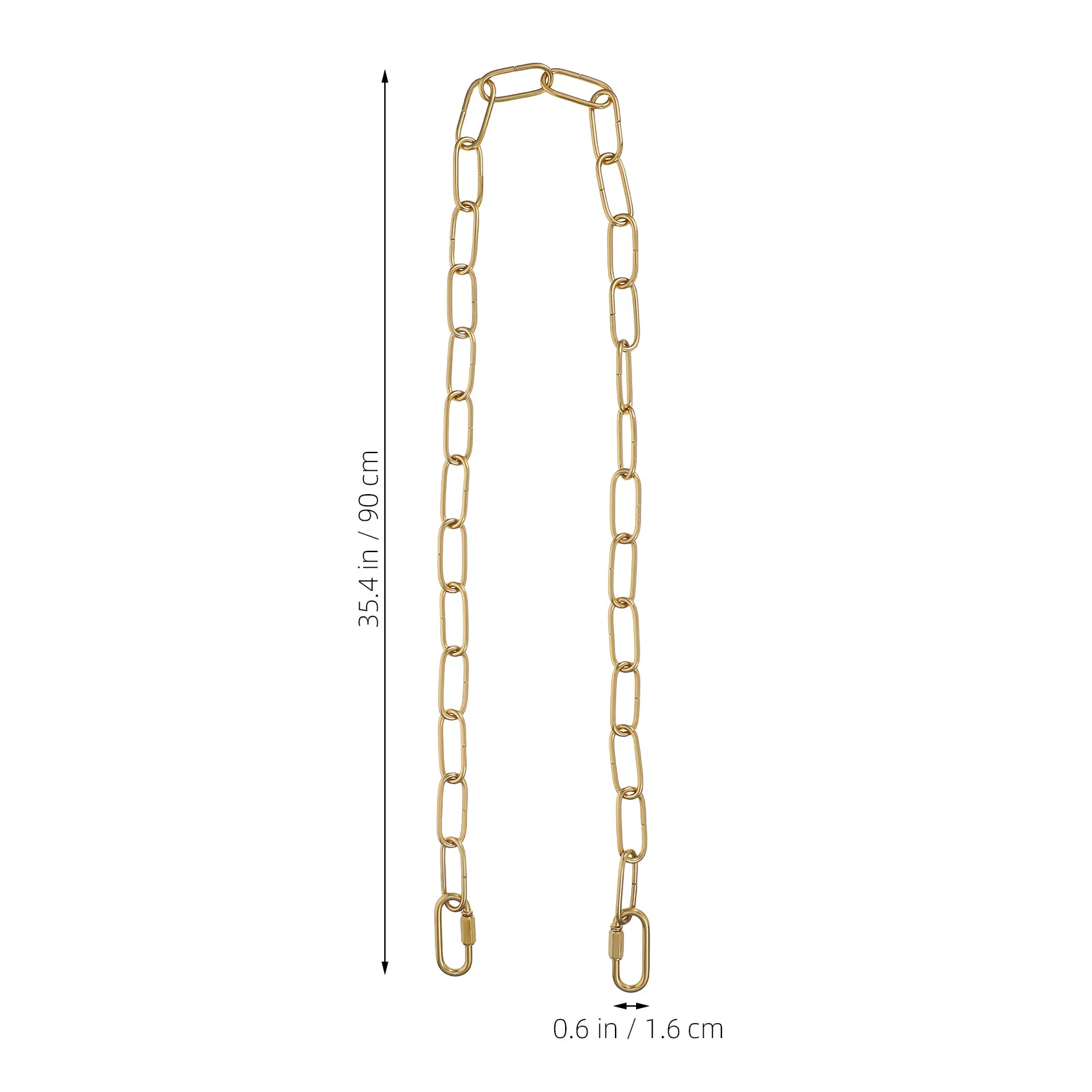 1 Set Crystal Chandelier Hanging Chain Heavy Duty Iron Lighting Extension Pendant Lamp Chain For Home Office Restaurant Use