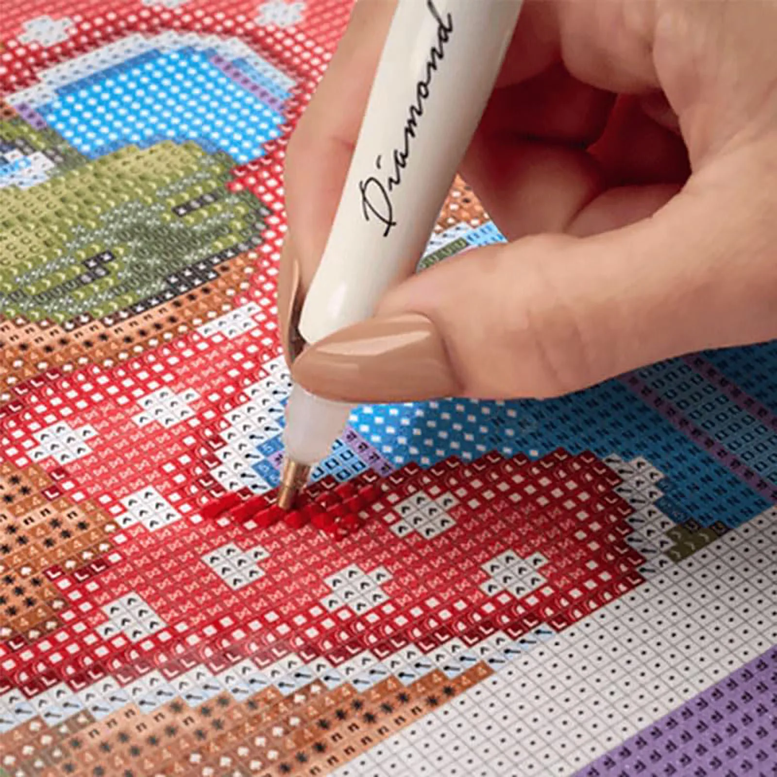 Arts Training Equipment for Adults 2026 Wall Calendar Kit DIY Diamond Art Calendar 2026 12 Month Flip Wall Calendar With To Do